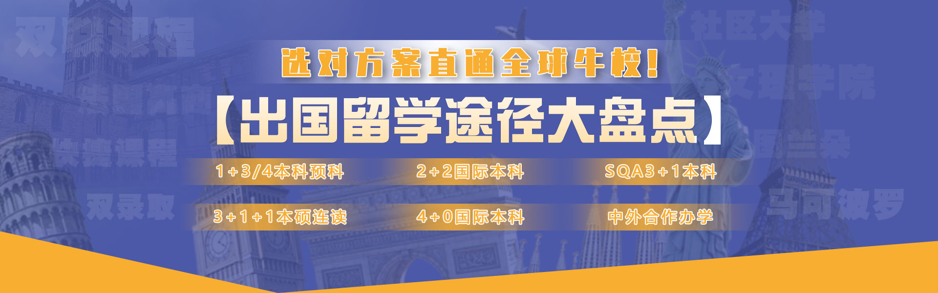 全球出国留学途径大盘点
